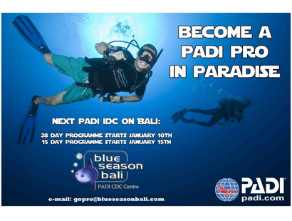 Becoming a PADI SCUBA Instructor Diving Course