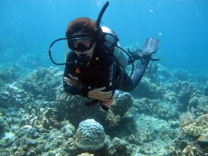 Stay calm underwater in Bali