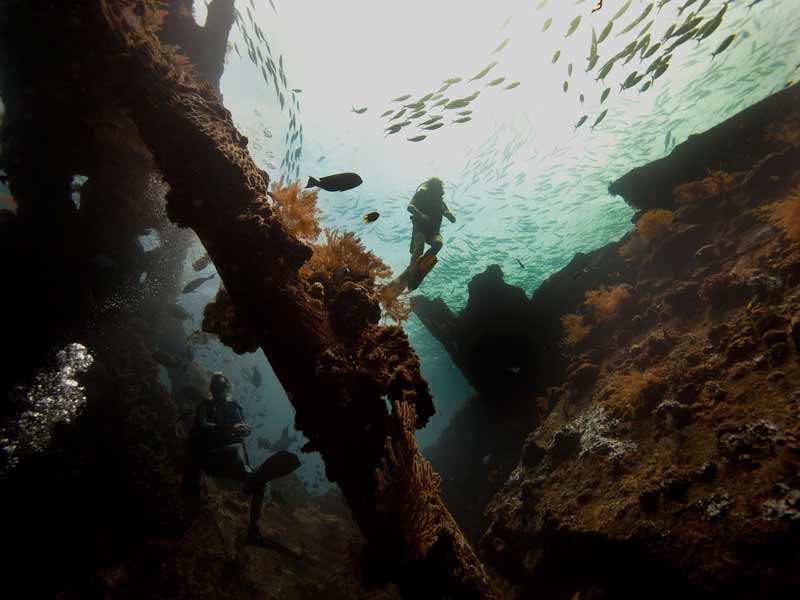 idc diving tulamben ship wreck dive centre